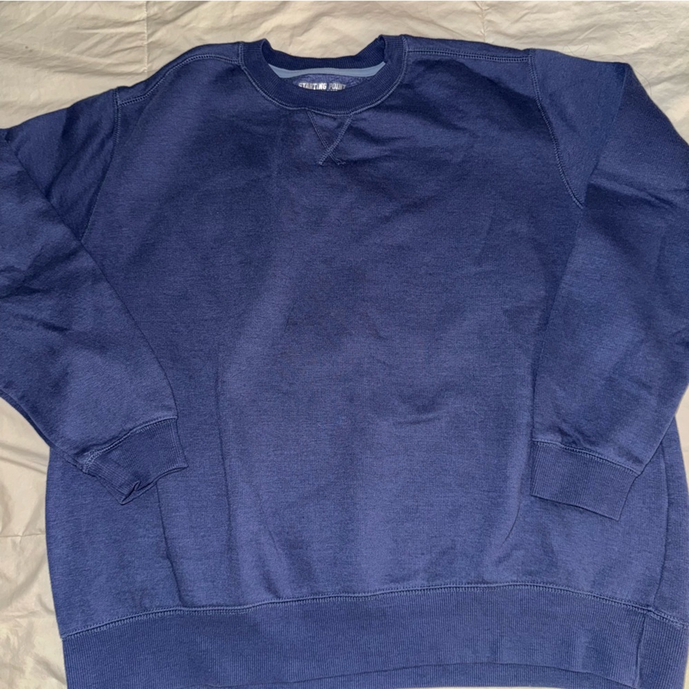 Navy blue crewneck
